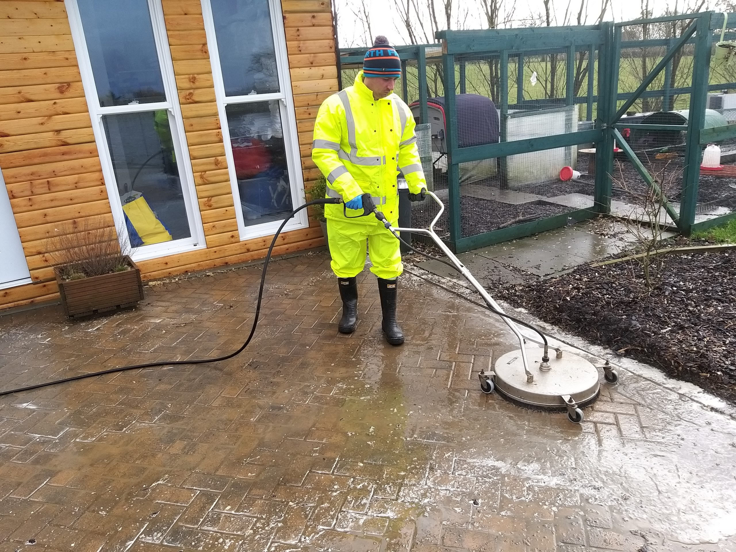 Driveway cleaning in Denbighshire