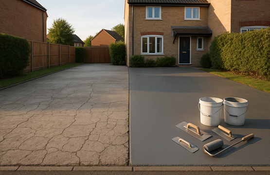 Driveway repair project