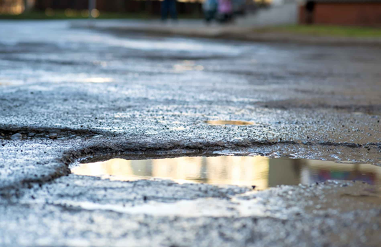 Driveway resurfacing work