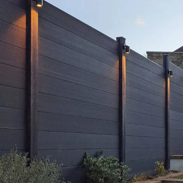 Garden fence installation
