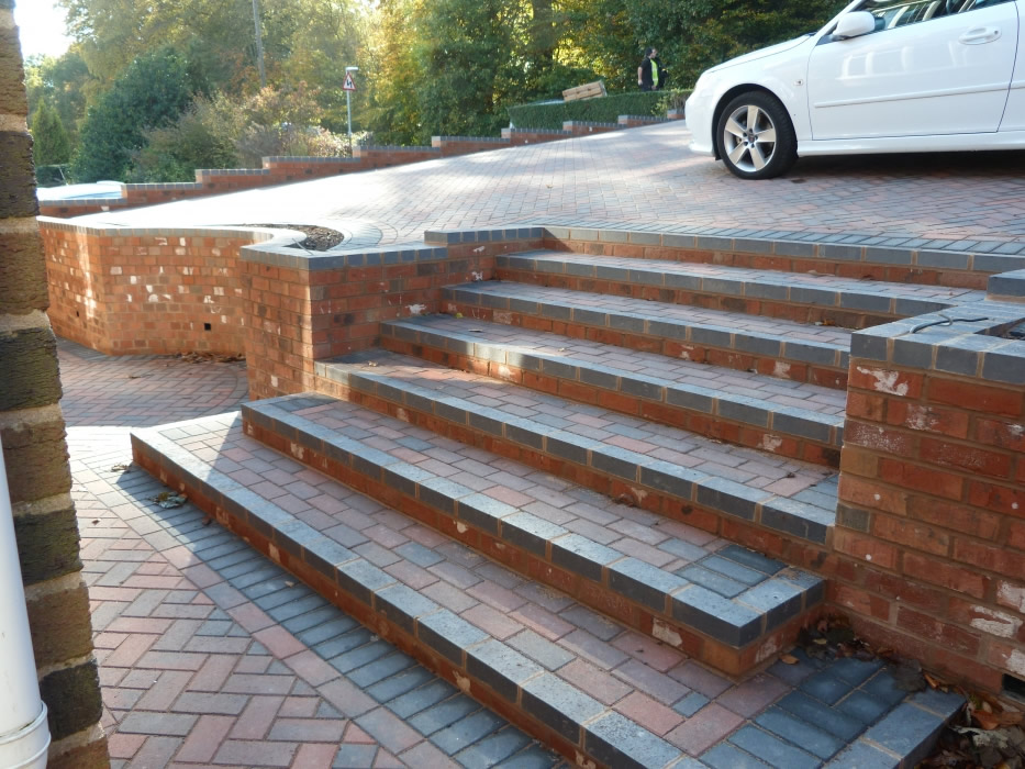 Installed garden paths