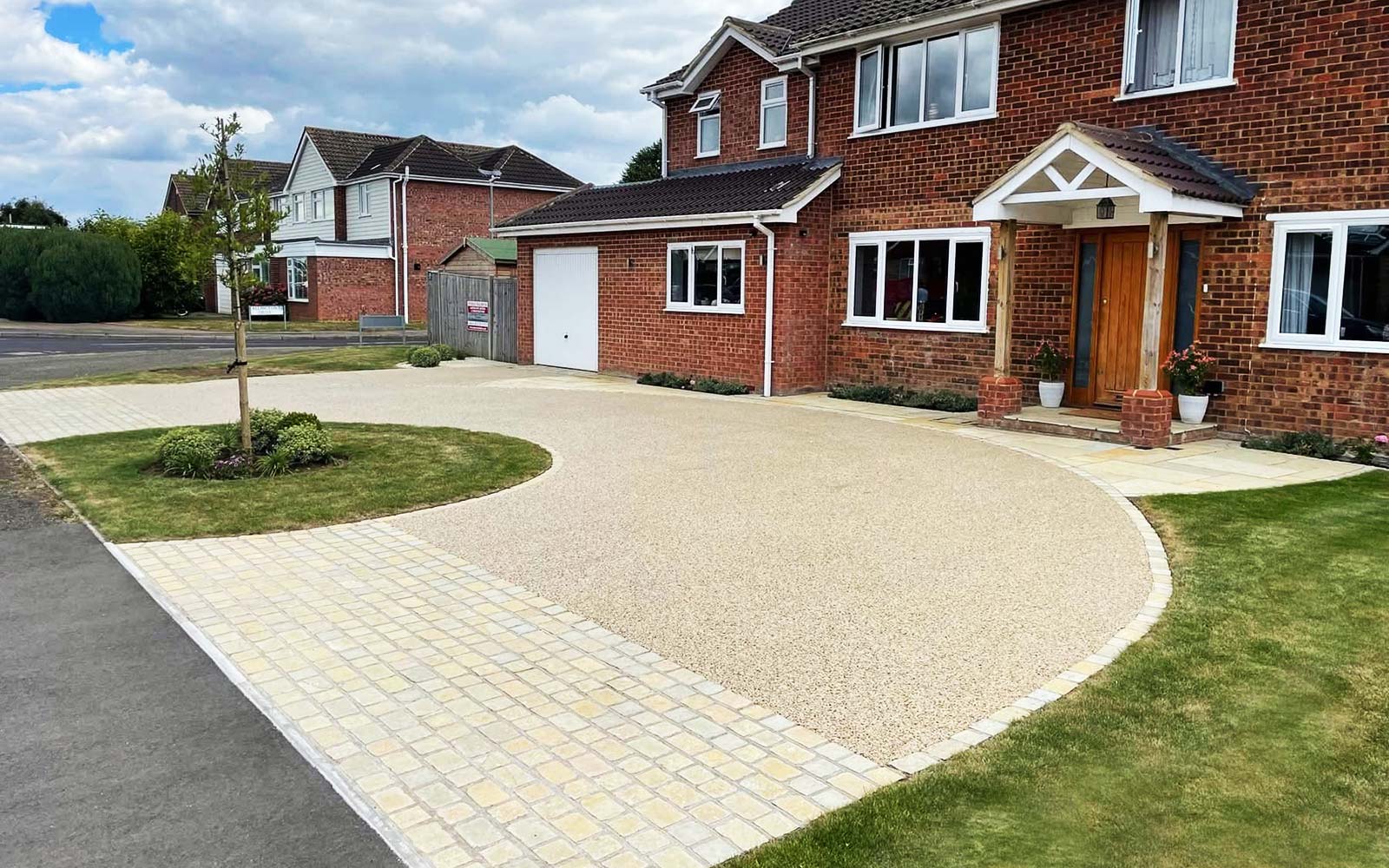 Resin driveway in Denbighshire