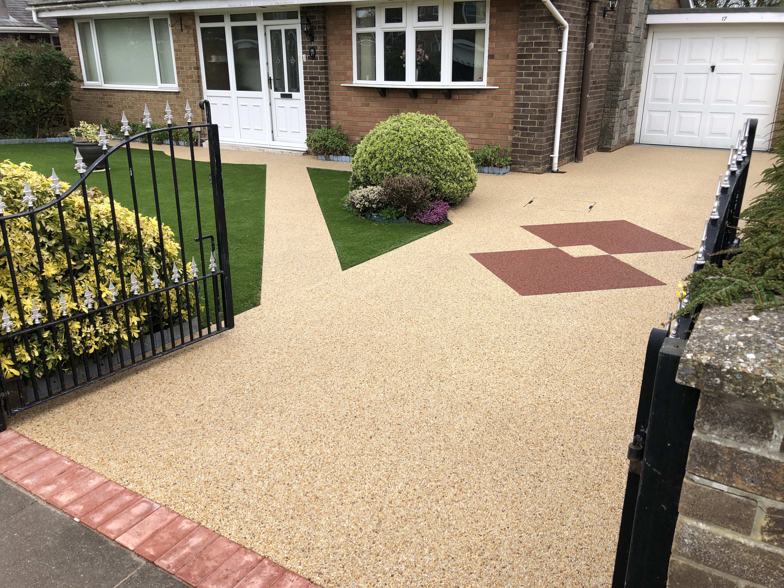 Resin bound surfacing in Denbighshire
